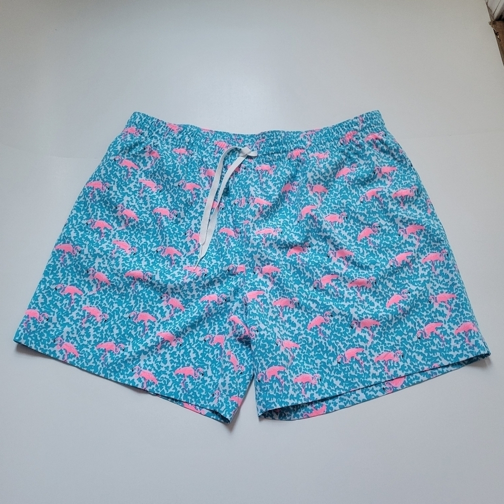 Chubbies the Domingos are for Flamingos swim trunks. - Picture 5 of 14